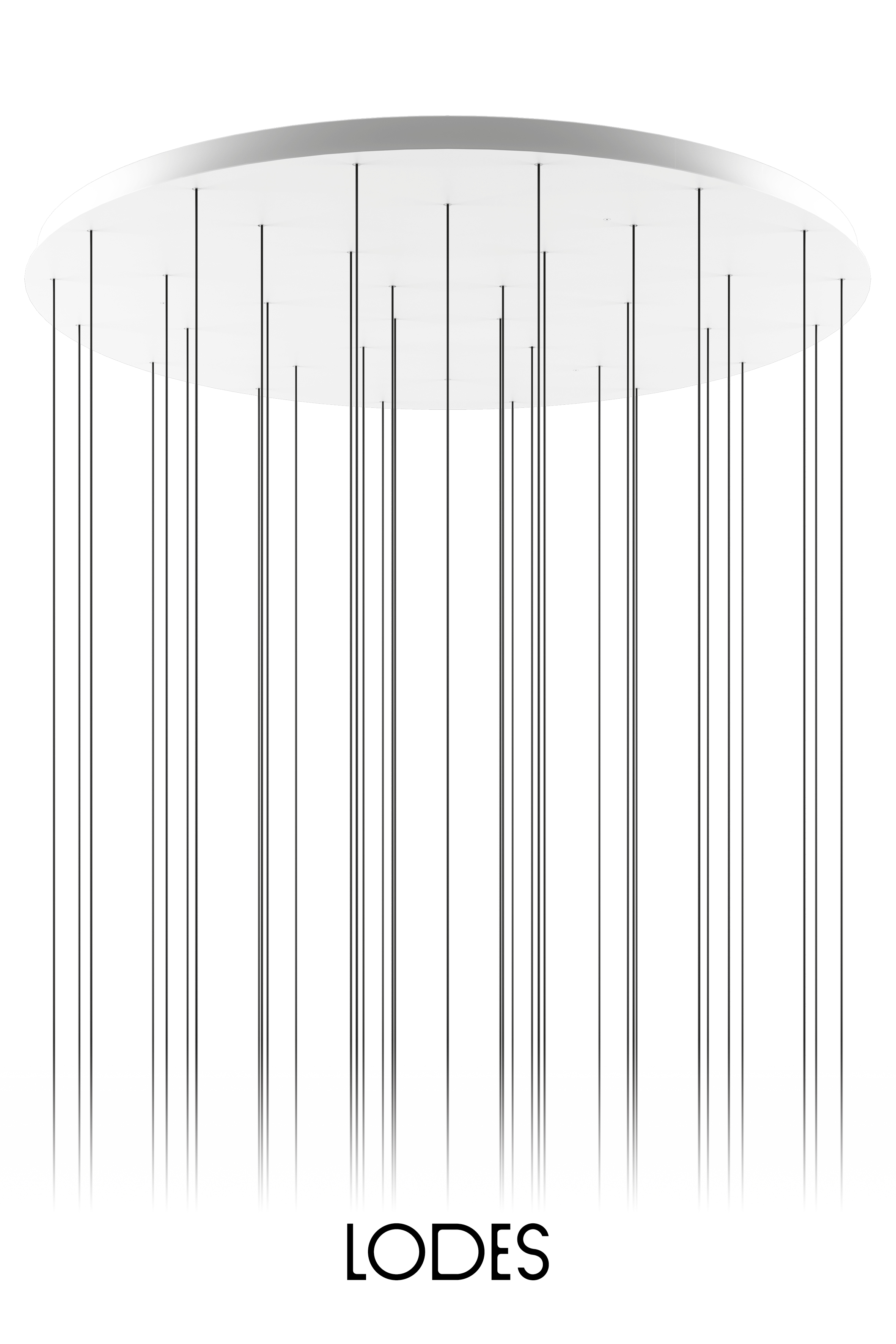 Levně Lodes Kulatá montura pro 36 svítidel LODES, ⌀ 120 cm Barva: Matná bílá