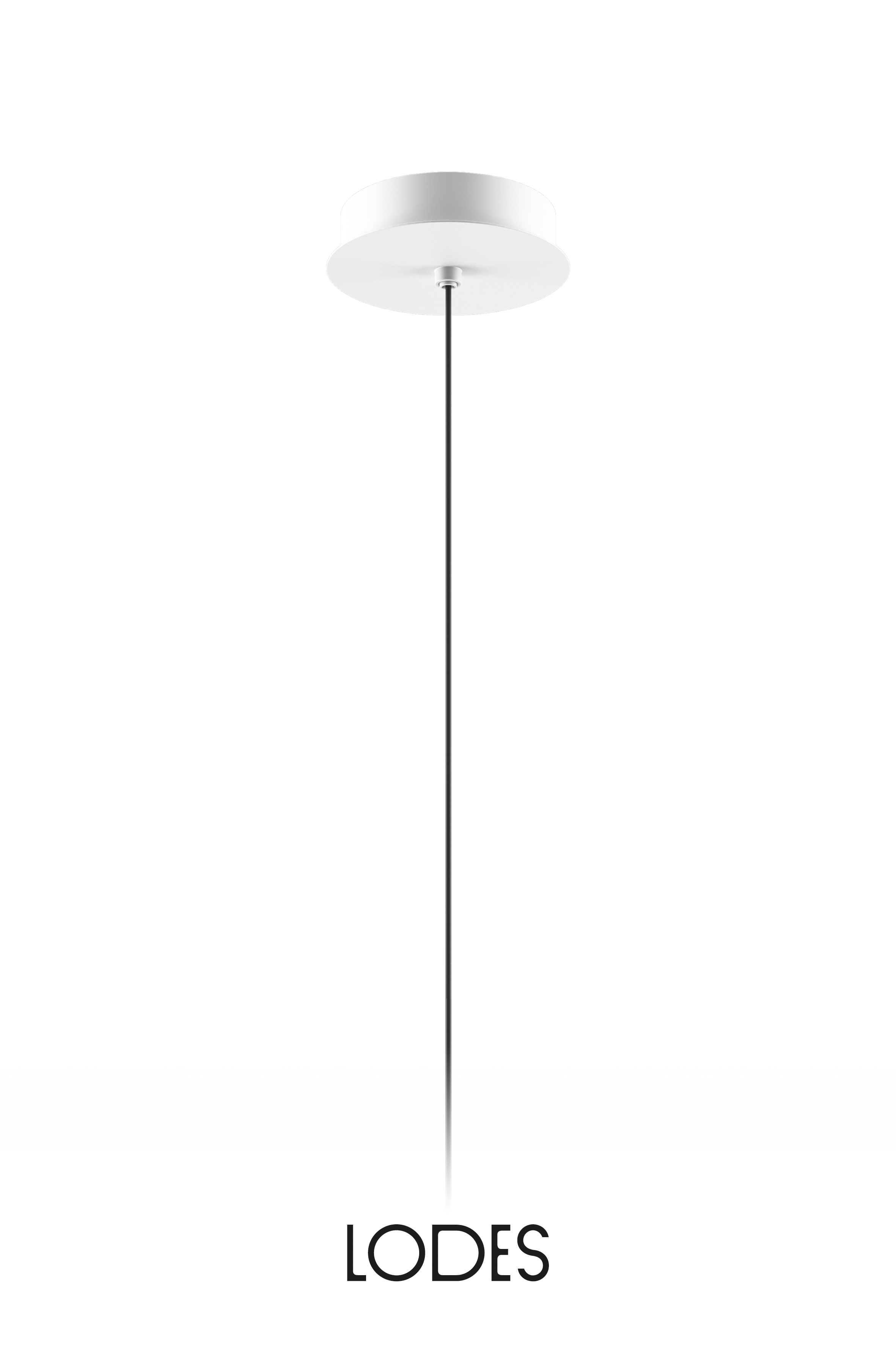 Levně Lodes Montura Single Standard pro svítidlo LODES, bílá, ⌀ 12,5 cm