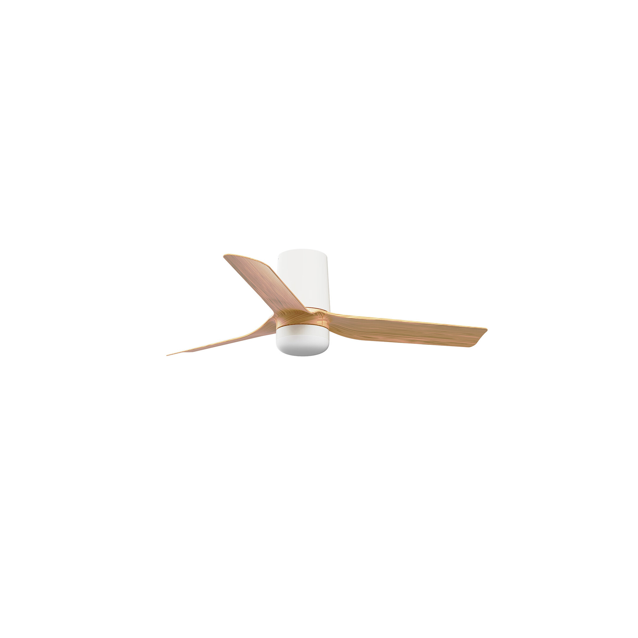 FARO Stropní ventilátor se stmívatelným světlem MINI PUNT TUB S LED, 6 rychlostí, 10W Barva: Bílá