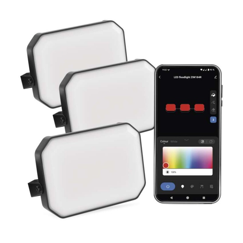 EMOS GOSMART venkovní reflektor startovací sada 3 ks 1554184000