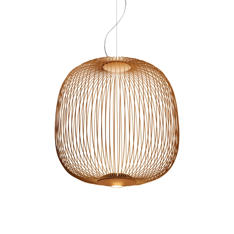 Levně Designové závěsné svítidlo Foscarini Spokes 2 large, 30W Barva: Bílá, Varianta zdroje: LED stmívatelný