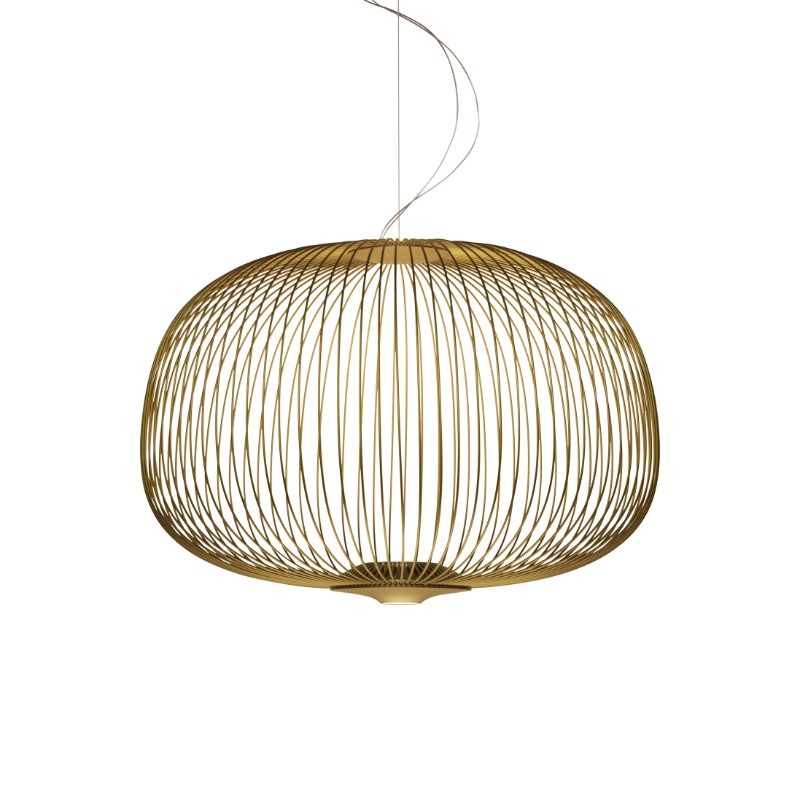 Levně Designové závěsné svítidlo Foscarini Spokes 3, 30W Barva: Bílá, Varianta zdroje: LED