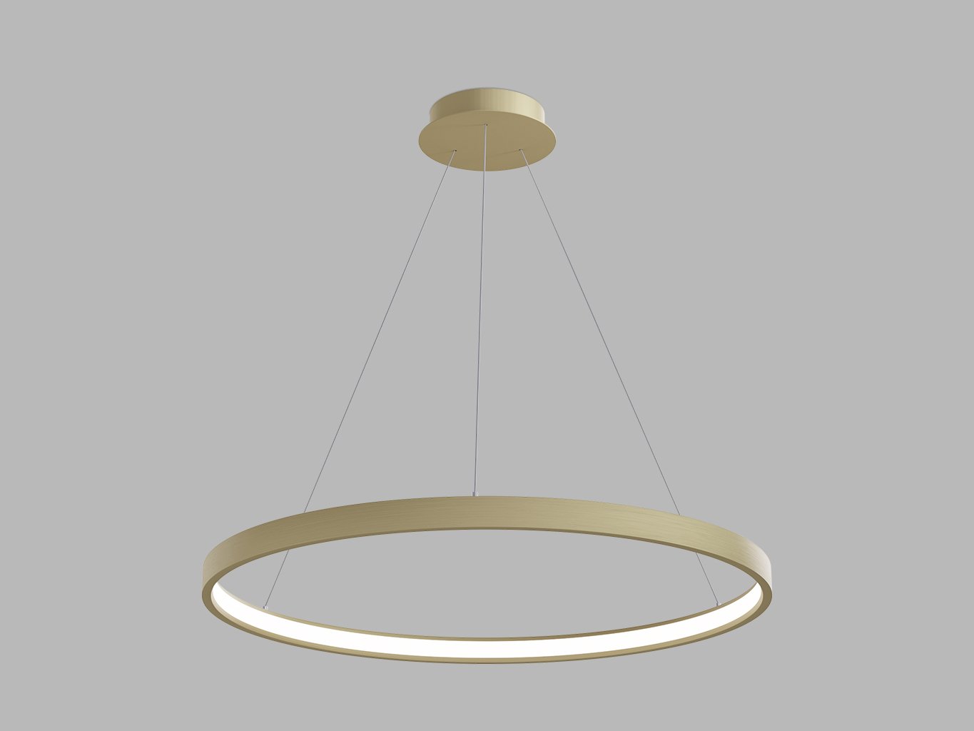 Led2 Závěsné LED svítidlo CIRO 80 P-Z, 60W Barva: Zlatá, Stmívání, řízení: 3000/4000K CASAMBI TW