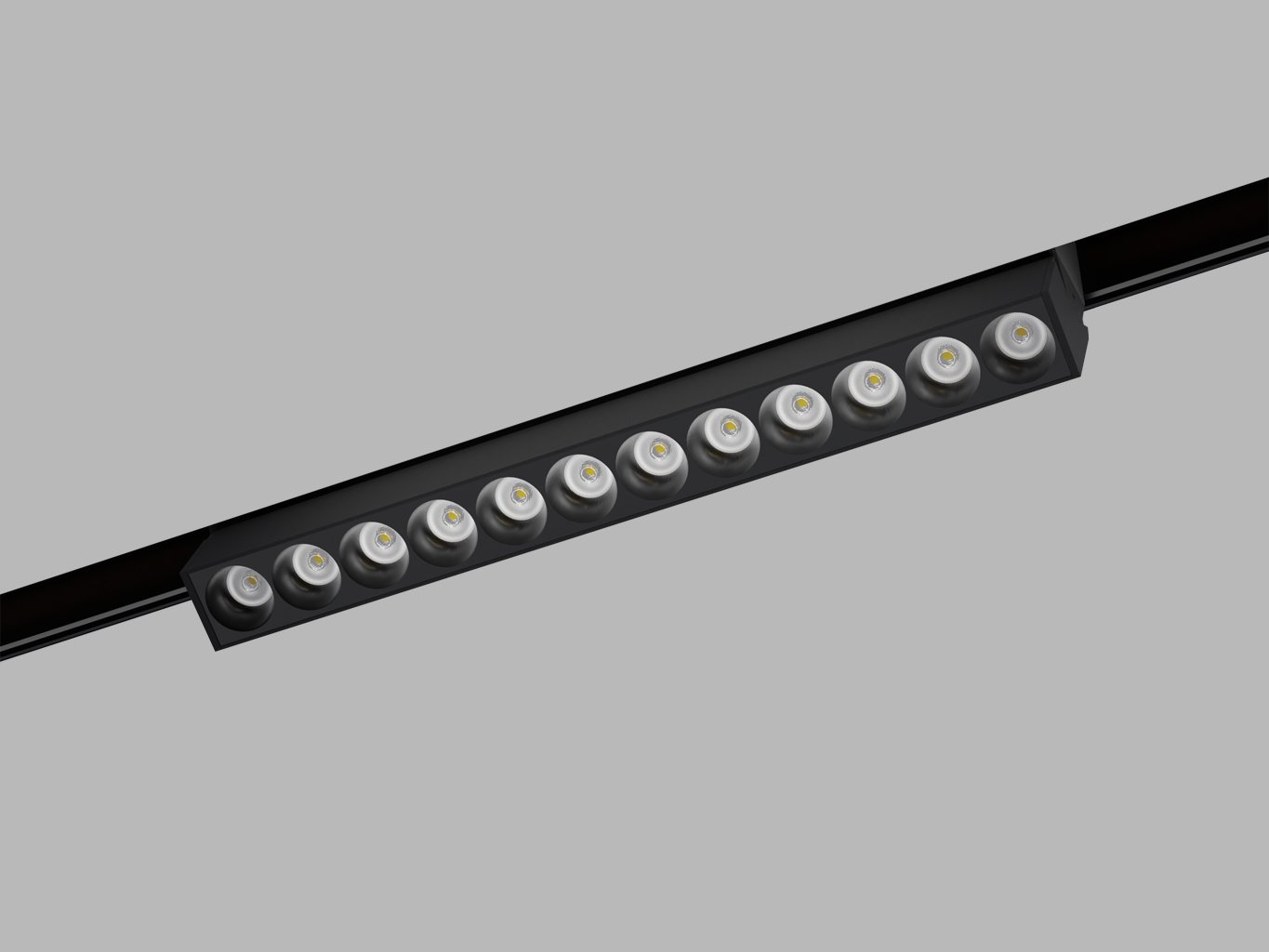 Led2 Lištové LED svítidlo MAGLASER II TILT, DALI 12W Barva: Černá, Stmívání, řízení: DALI, Teplota barvy: 4000K