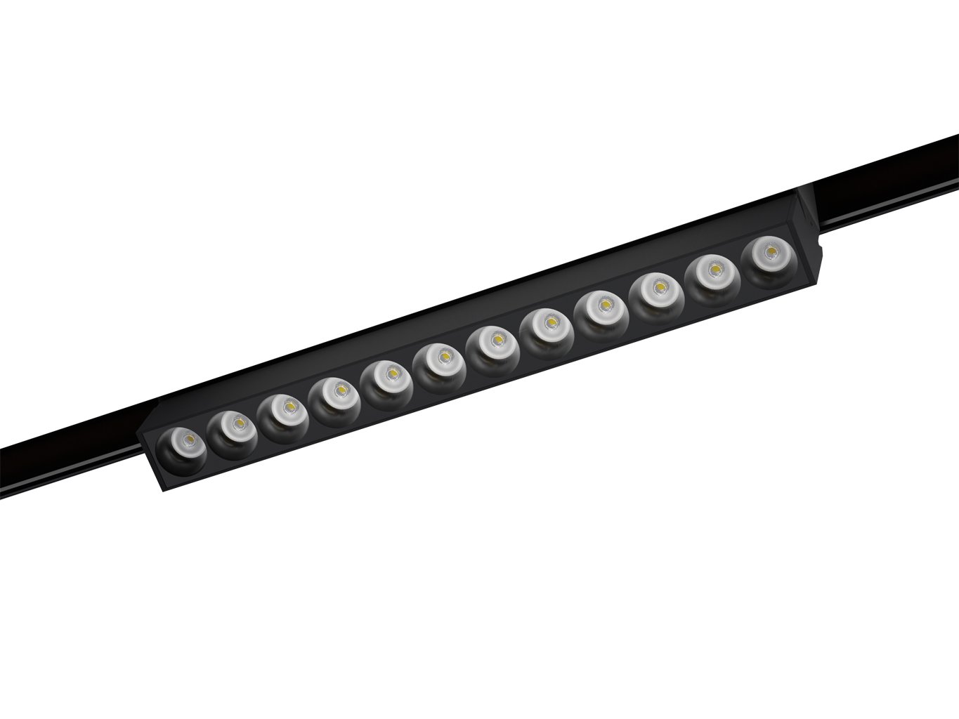 Led2 Lištové LED svítidlo MAGLASER II TILT, DALI 12W Barva: Černá, Stmívání, řízení: DALI, Teplota barvy: 3000/3500/4000K DALI