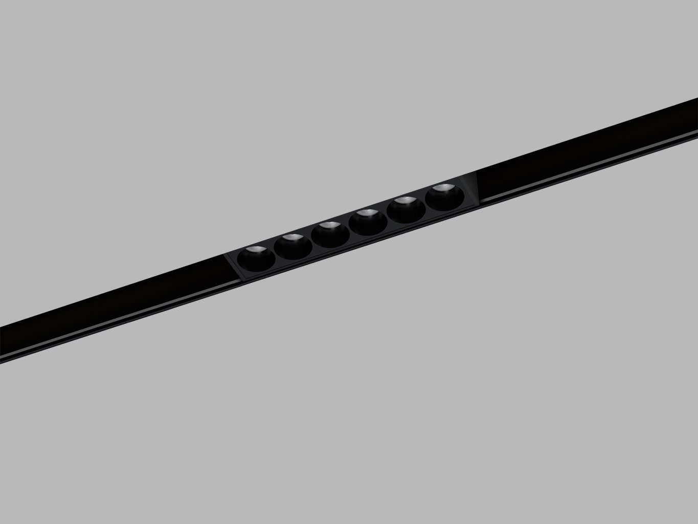 Led2 Lištové LED svítidlo MAGLASER II 12, 6W Barva: Černá, Stmívání, řízení: DALI, Teplota barvy: 3000/3500/4000K