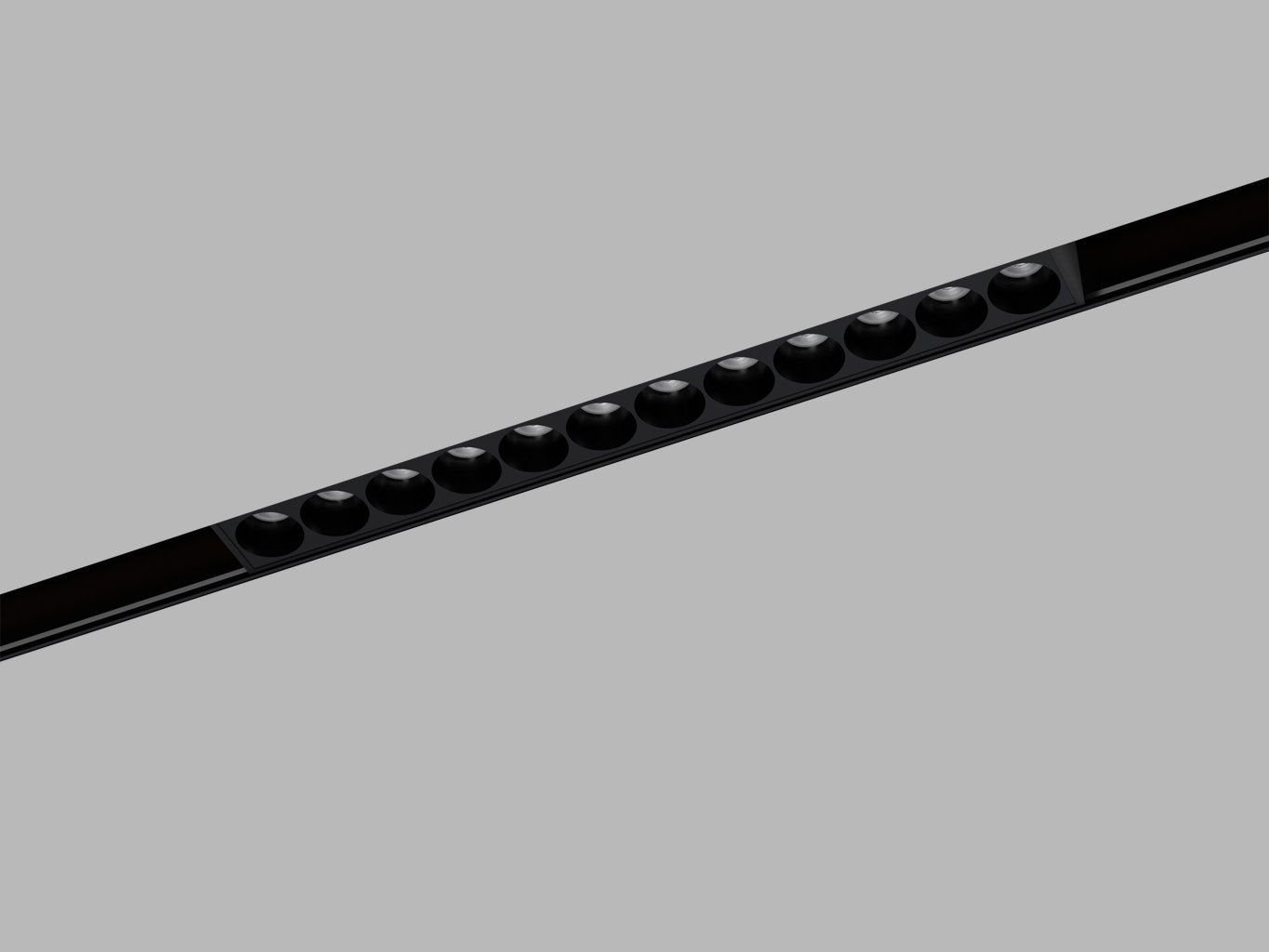 Led2 Lištové LED svítidlo MAGLASER II 24, 12W Barva: Černá, Stmívání, řízení: DALI, Teplota barvy: 3000/3500/4000K