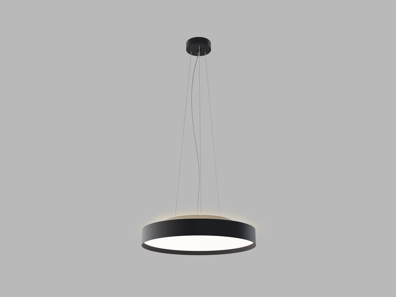 Led2 Závěsné LED svítidlo TORO 40 P/N-Z, 32+8W Barva: Černá, Stmívání, řízení: 3000/4000K ON/OFF