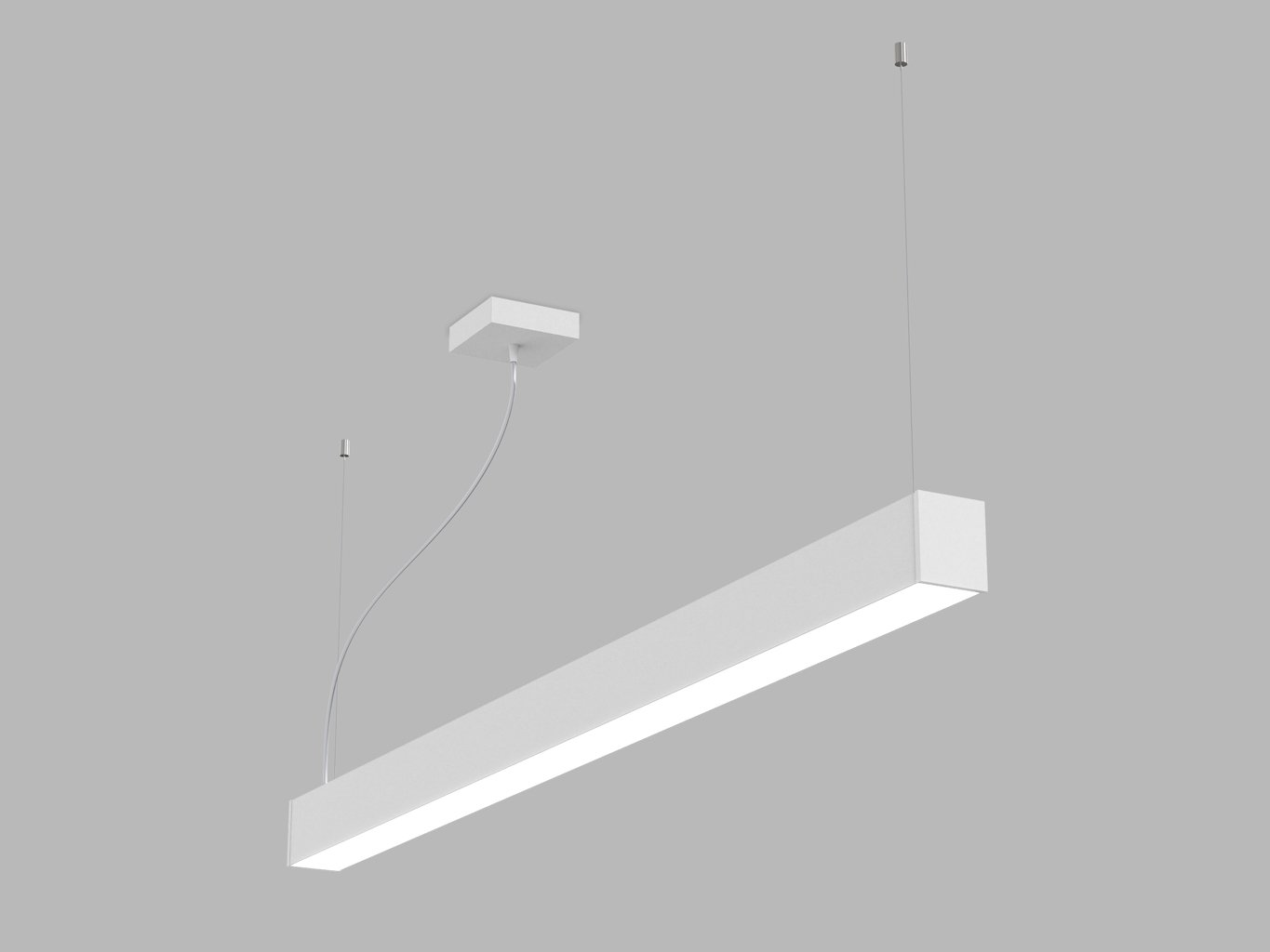 Led2 Závěsné LED svítidlo NOLI II 120 P-Z, 40W Barva: Bílá, Stmívání, řízení: 3000/3500/4000K DALI/PUSH