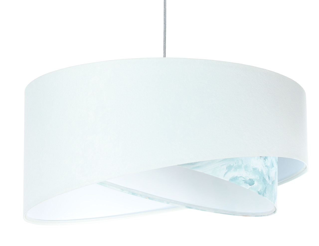 BPS koncept Závěsné svítidlo GALAXY bílé s obrazci, 1xE27, ø 50 cm Barva: Mix barev2