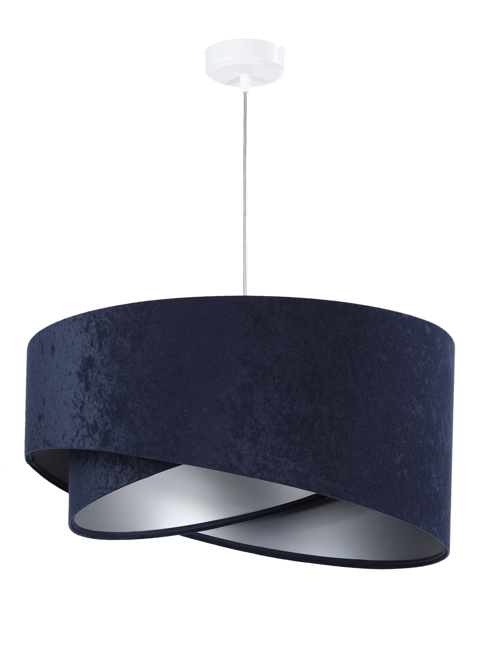 BPS koncept Závěsné svítidlo Galaxy tmavě modré, 1xE27, ø 50 cm Barva: Stříbrná