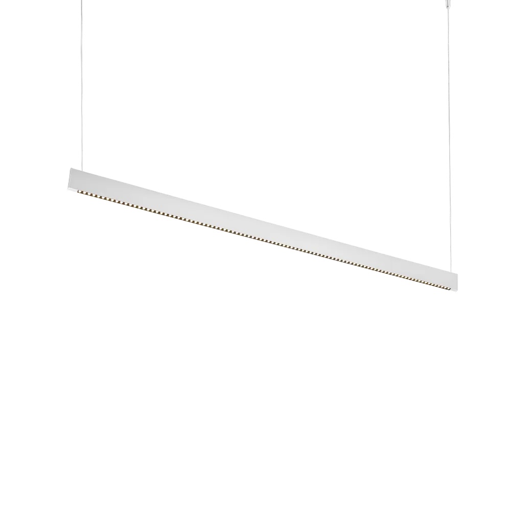 Levně Ideal Lux Závěsné LED svítidlo STEEL, 35W, d. 120 cm, CRI90 Barva: Bílá