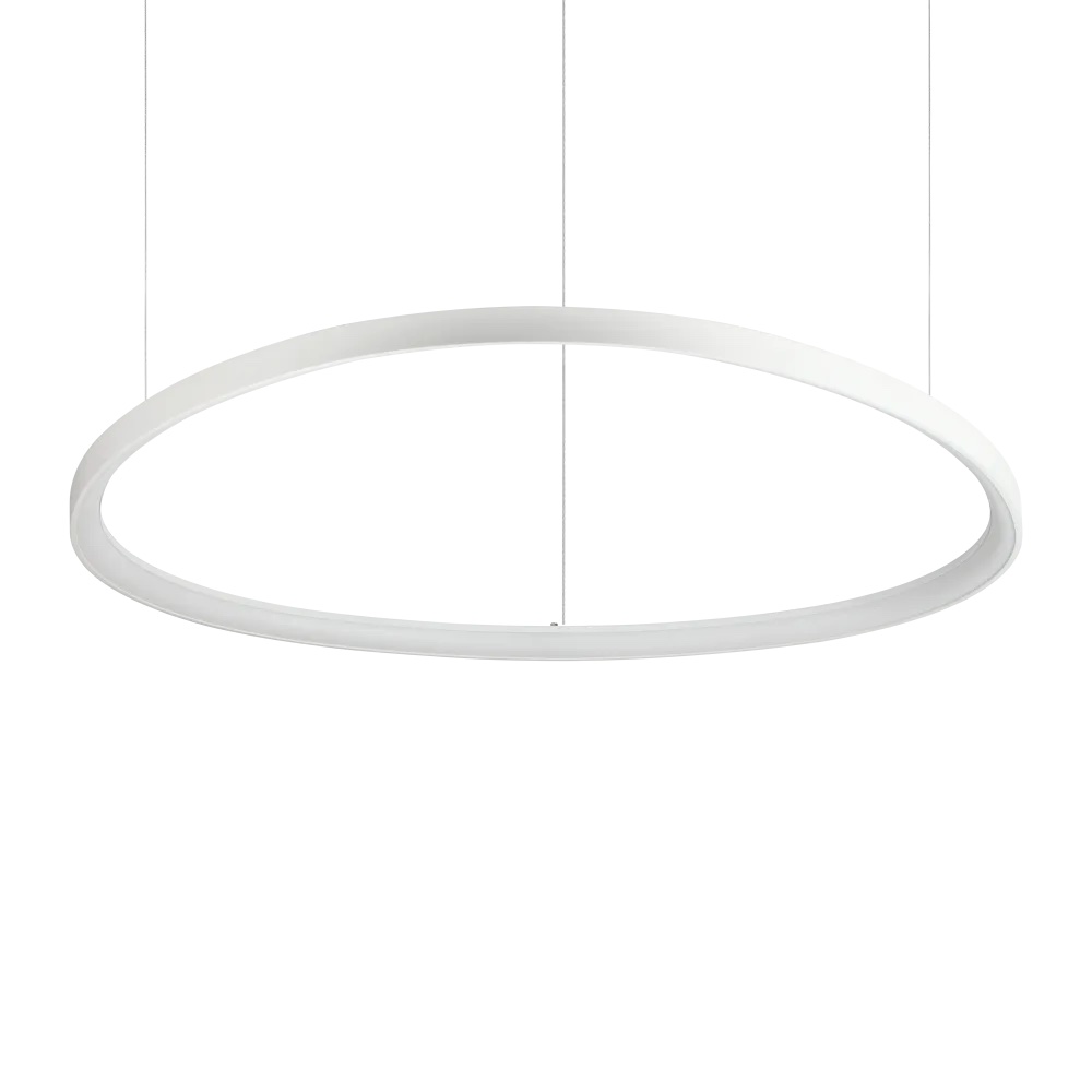 Levně Ideal Lux Závěsné LED svítidlo GEMINI, 78W, d. 105 cm, CRI90 Barva: Bílá