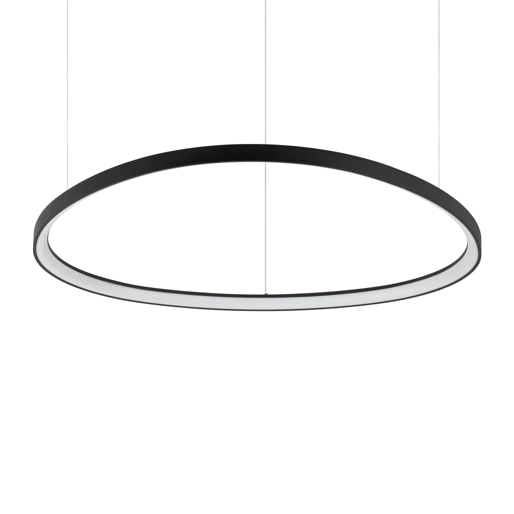 Levně Ideal Lux Závěsné LED svítidlo GEMINI, 78W, d. 105 cm, CRI90 Barva: Černá