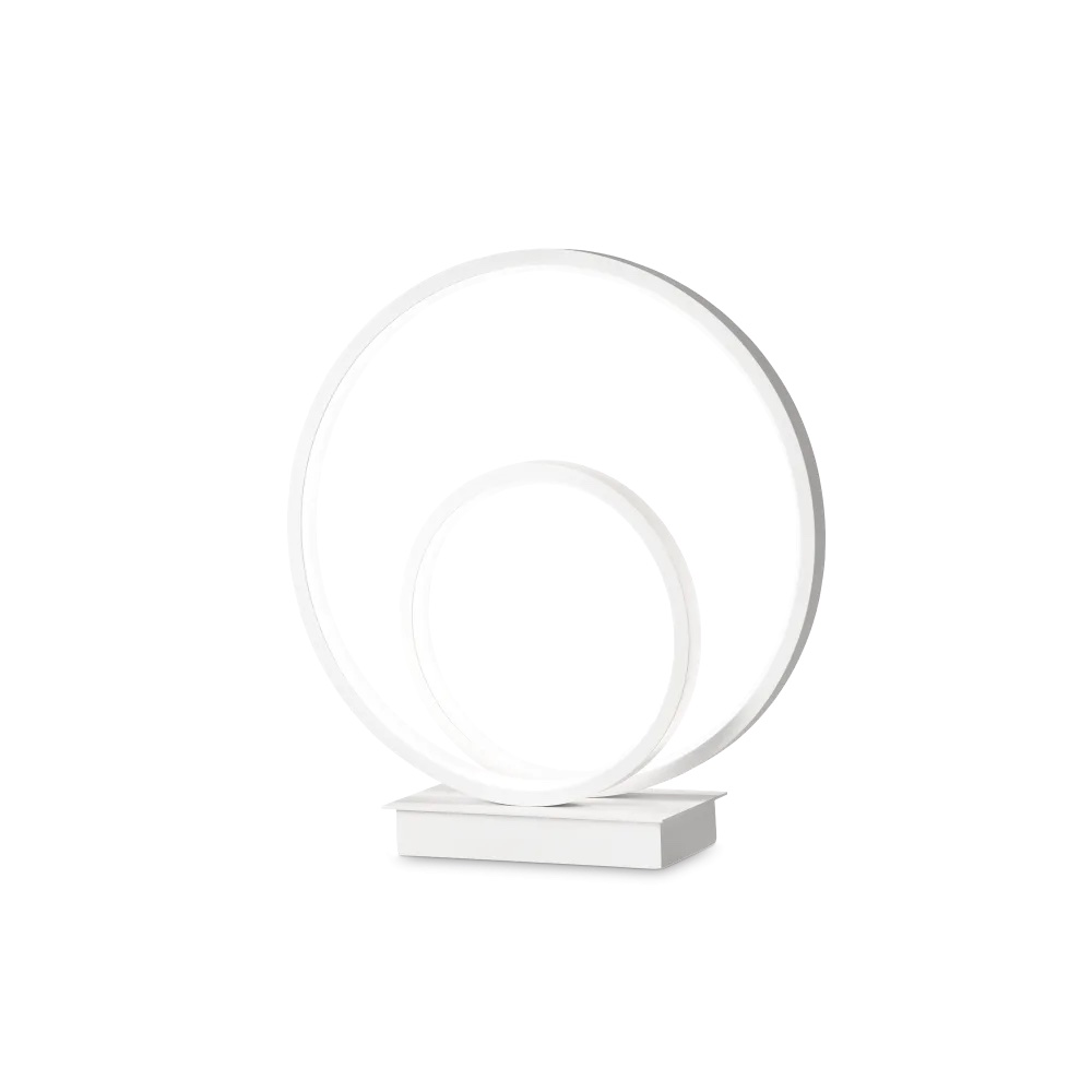 Levně Ideal Lux Stolní LED lampa OZ, 22W, v. 31 cm, CRI90 Barva: Bílá