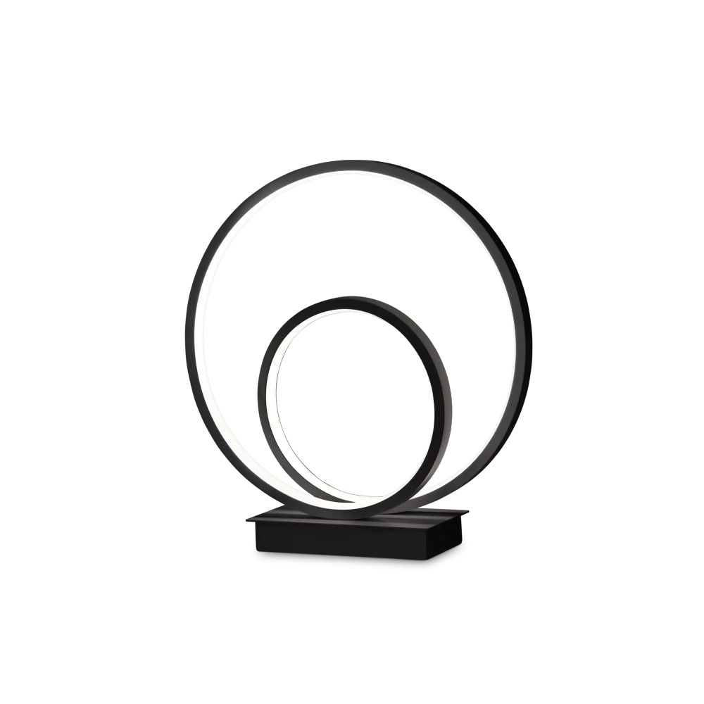 Levně Ideal Lux Stolní LED lampa OZ, 22W, v. 31 cm, CRI90 Barva: Černá
