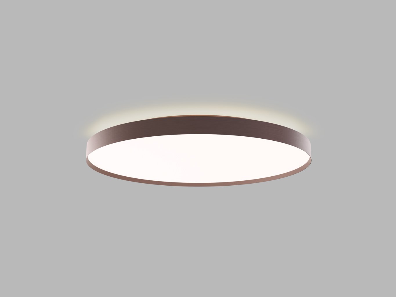 Led2 Stropní LED svítidlo TORO 80 P/N, 80+12W Barva: Hnědá, Stmívání, řízení: 3000/4000K CASAMBI TW