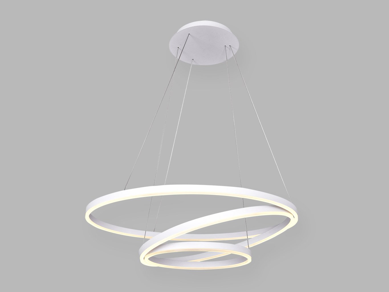 Led2 Závěsné LED svítidlo CIRCLE 3 P-Z, 136W Barva: Černá, Stmívání, řízení: 3000/4000K DALI TW/PUSH TW