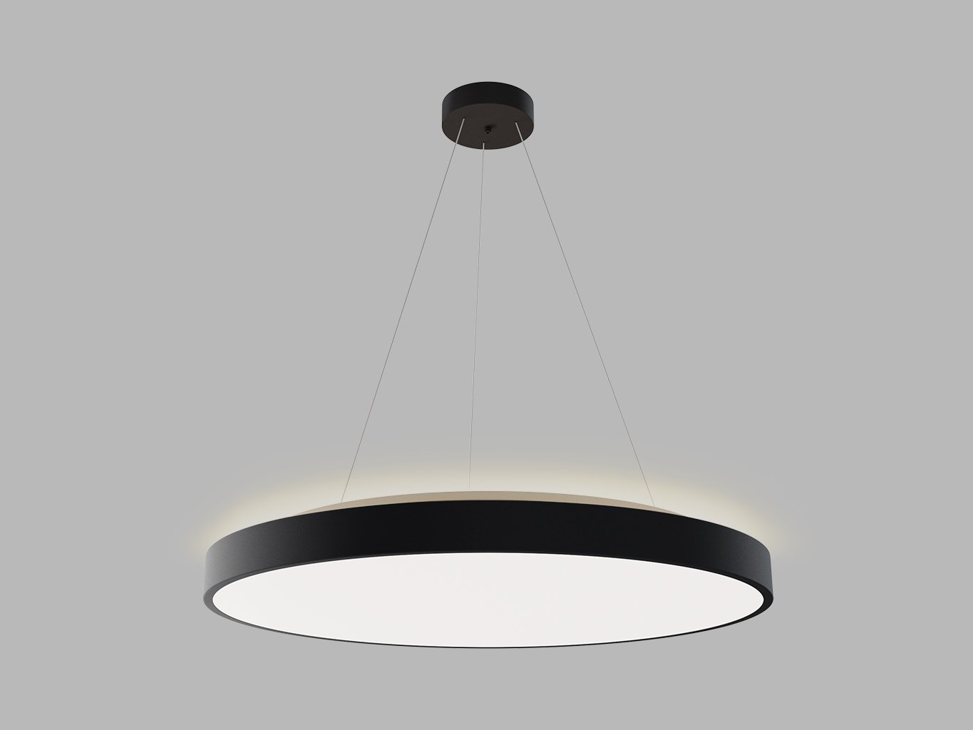 Led2 Závěsné LED svítidlo RINGO II 80 P/N-Z, 80+12W Barva: Černá, Stmívání, řízení: 3000/4000K CASAMBI TW
