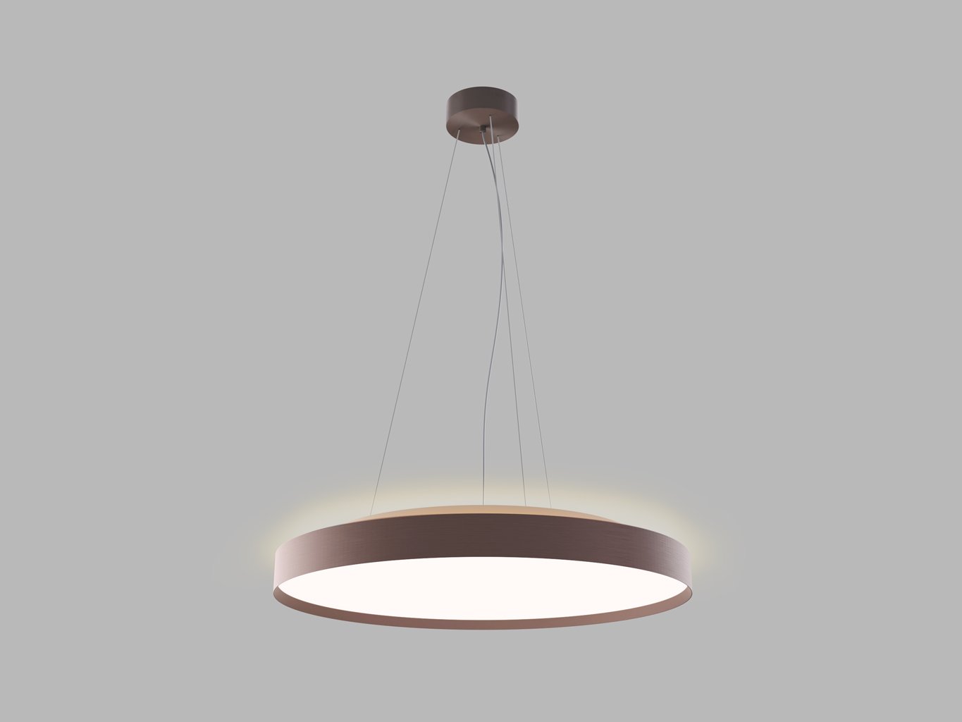 Led2 Závěsné LED svítidlo TORO 60 P/N-Z, 55+10W Barva: Hnědá, Stmívání, řízení: 3000/4000K CASAMBI TW