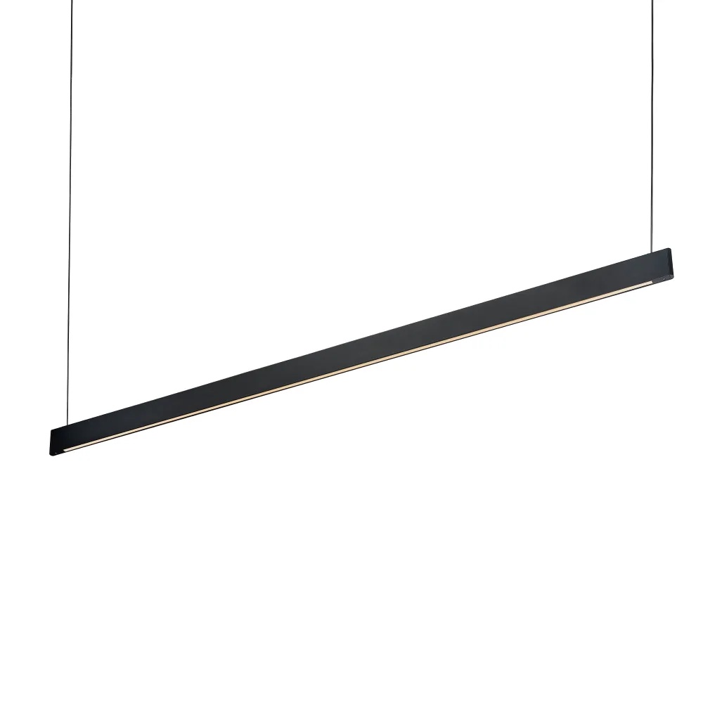 Levně Ideal Lux Závěsné LED svítidlo DESK, 36W, d. 120 cm, CRI90 Barva: Černá