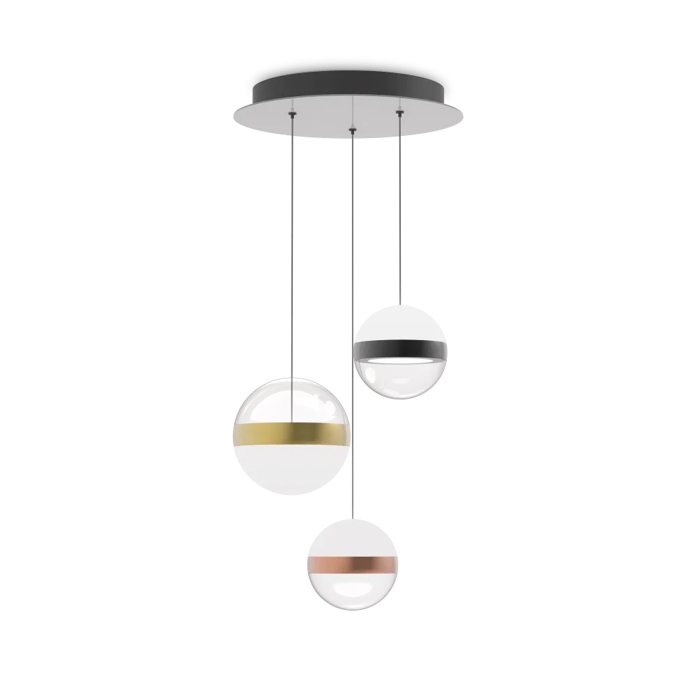 Levně Ideal Lux Závěsné LED svítidlo GALAXY, 29W, ø 25 cm, CRI80