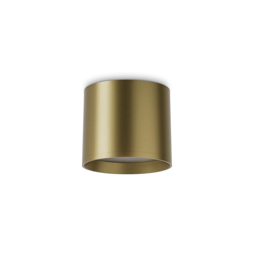 Levně Ideal Lux Stropní LED svítidlo SPIKE, 10W, Ø 10 cm, CRI90 Barva: Zlatá