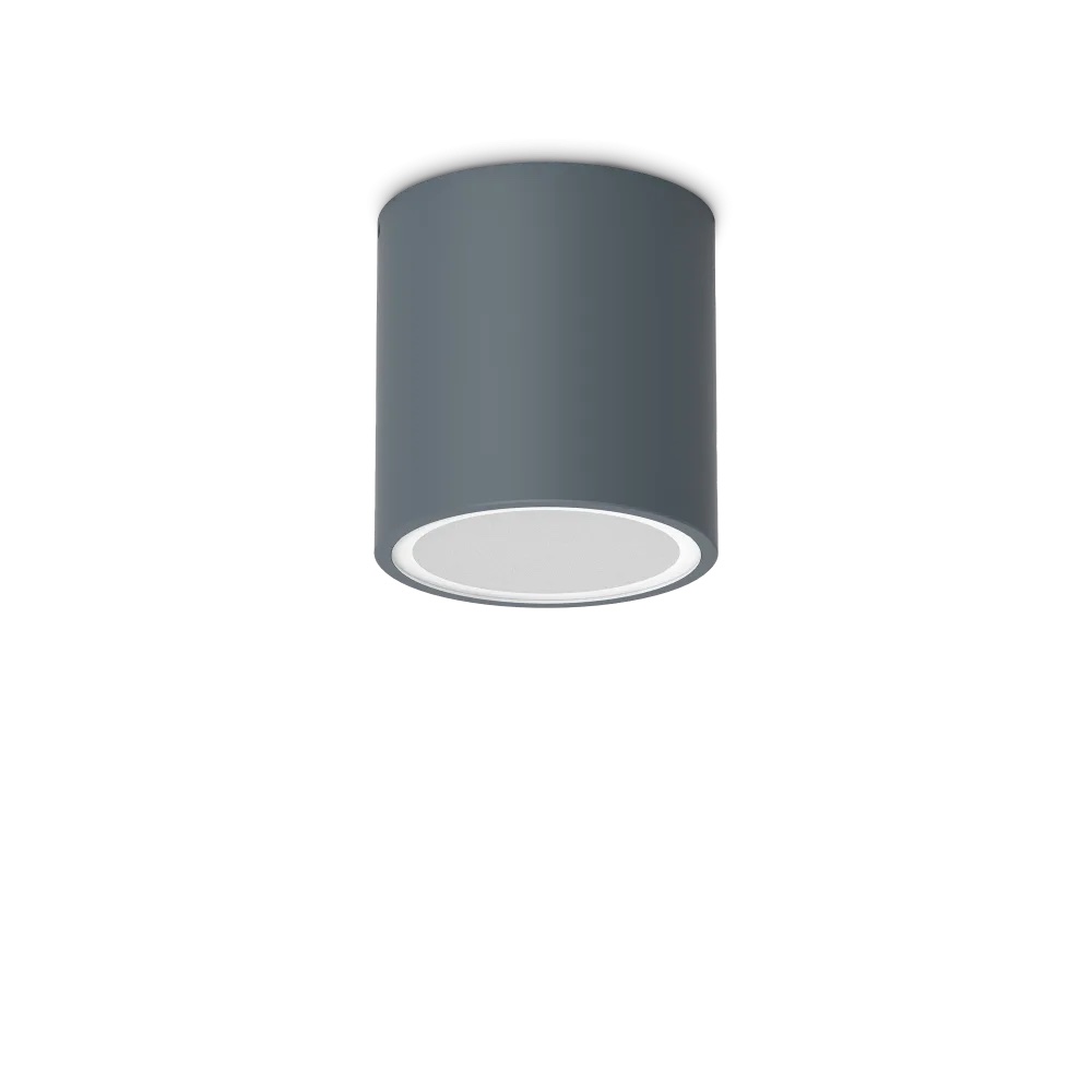 Levně Ideal Lux Venkovní stropní svítidlo TECHO, 1xGU10, Ø 90 mm, IP54 Barva: Antracit