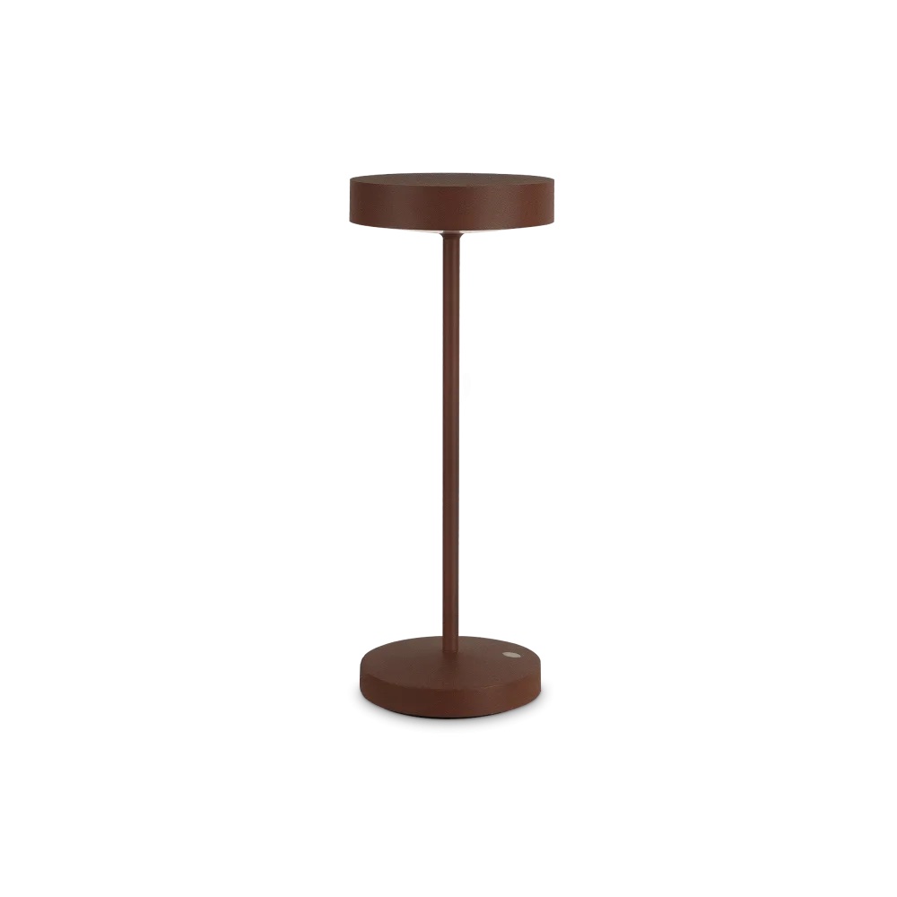 Levně Ideal Lux Venkovní přenosná LED lampa TOFFEE, 2W, v. 32 cm, IP54 Barva: Kávová
