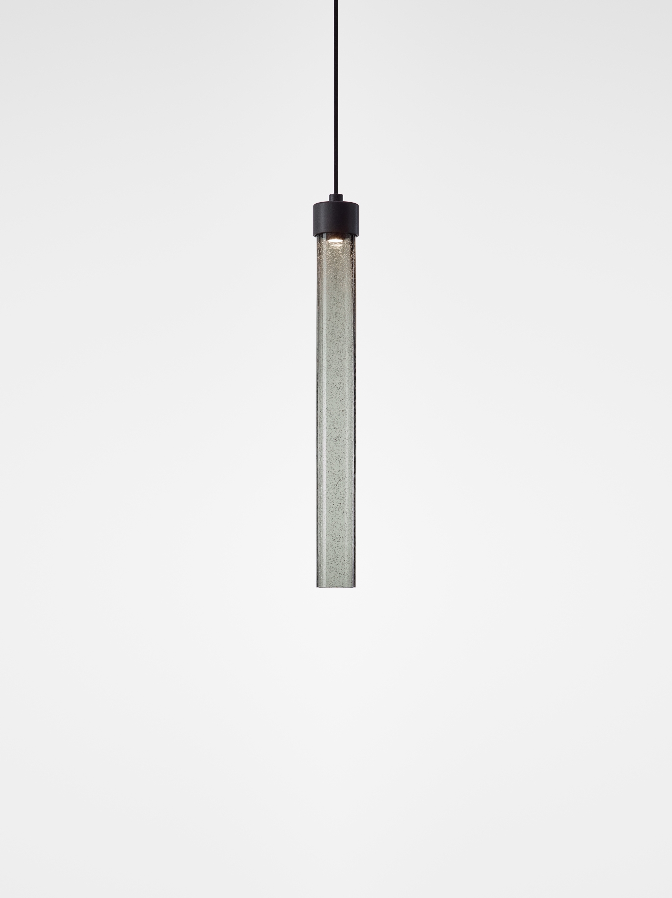 Levně Brokis Designové LED závěsné svítidlo Comet Round 550, PC1375 Povrch Montury: Broušená bronz lak, Barva skla: Červená - transparentní sklo, Baldachýn: Broušená bronz lak