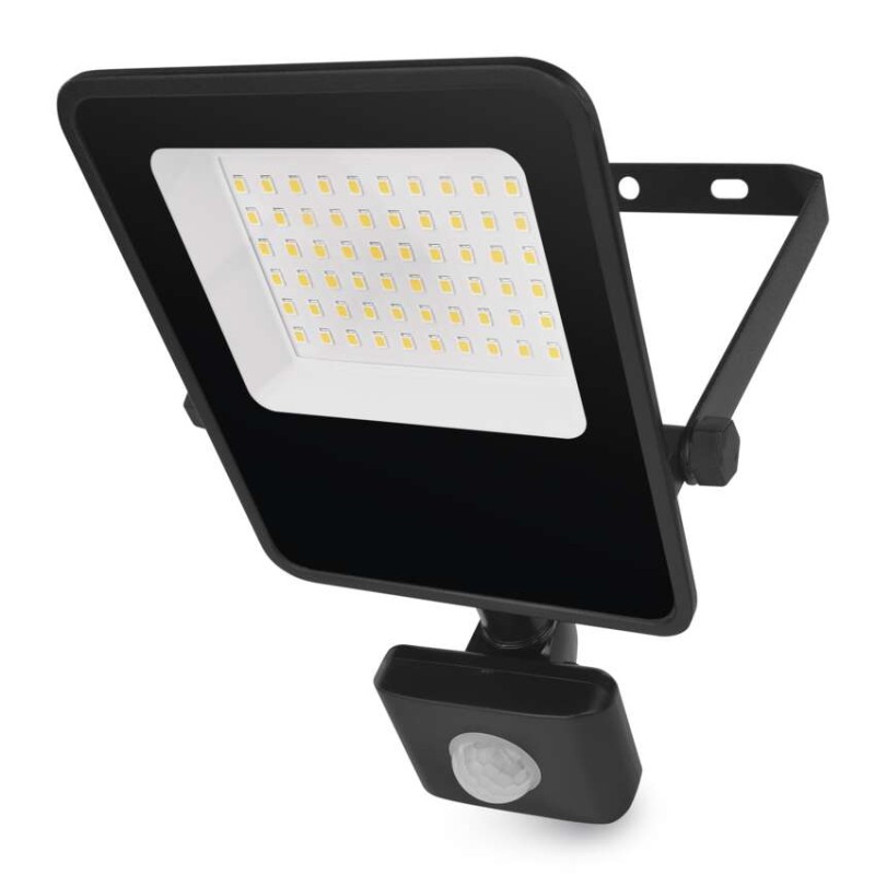 EMOS LED reflektor VISIO s pohybovým čidlem, 30 W, černý, neutrální bílá 1531293300