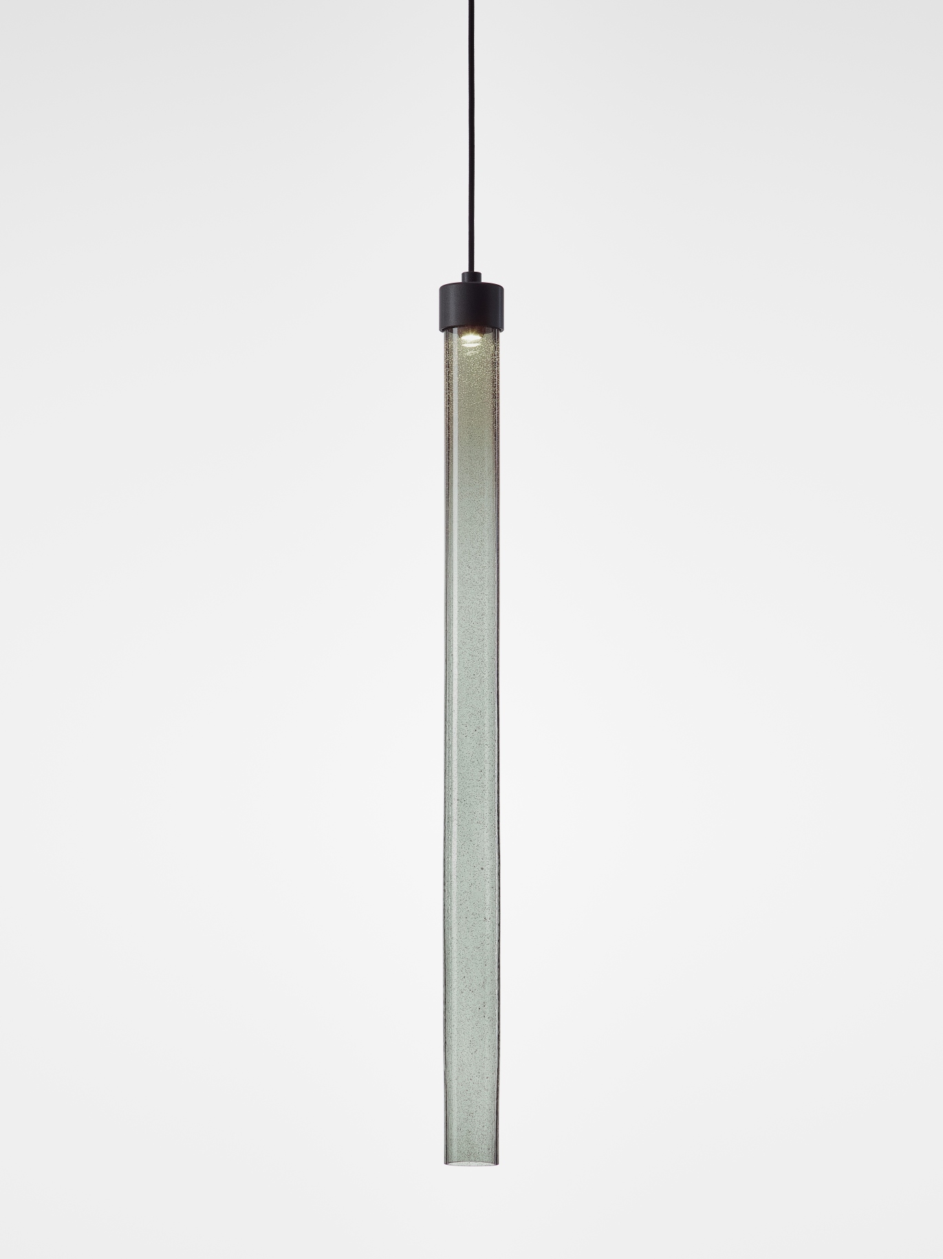 Levně Brokis Designové LED závěsné svítidlo Comet Round 900, PC1377 Povrch Montury: Broušená champagne lak, Barva skla: Transparentní sklo, Baldachýn: Kov - bílý matovaný komaxit se strukturou
