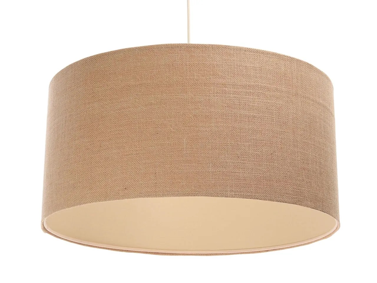 Levně BPS koncept Závěsné svítidlo BOHO, 1xE27, ø 30 cm Barva: Konopná béžová