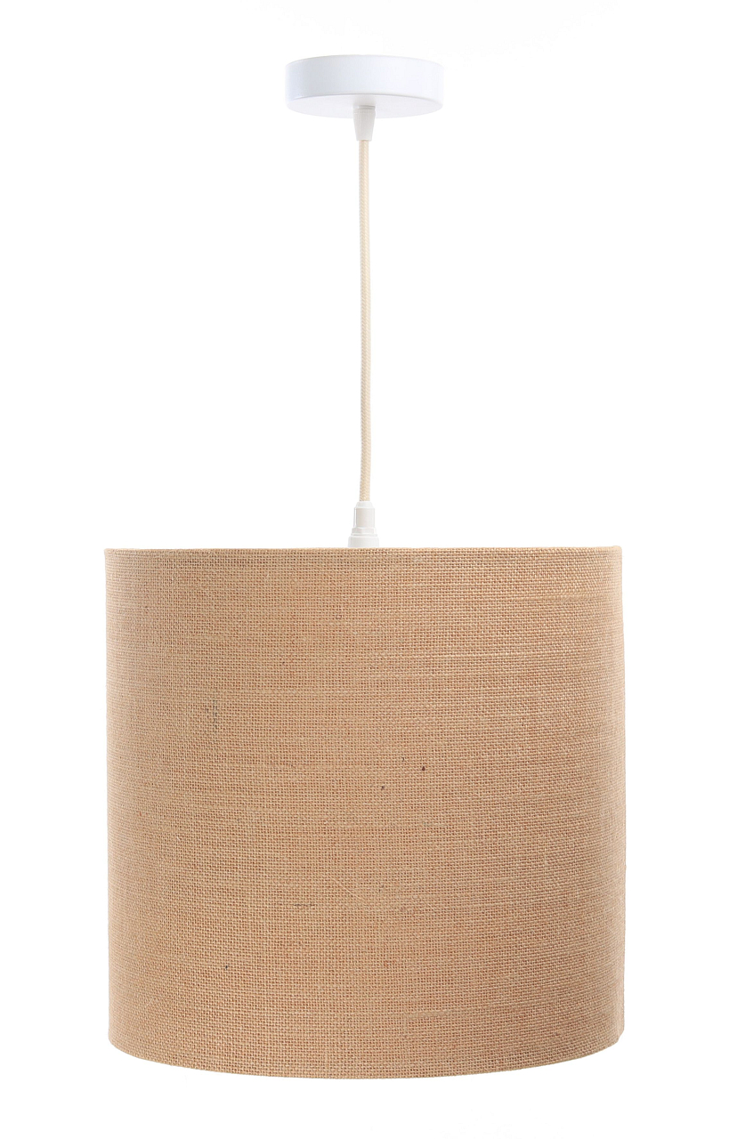 Levně BPS koncept Závěsné svítidlo BOHO, 1xE27, ø 60 cm, v. 70 cm Barva: Konopná béžová
