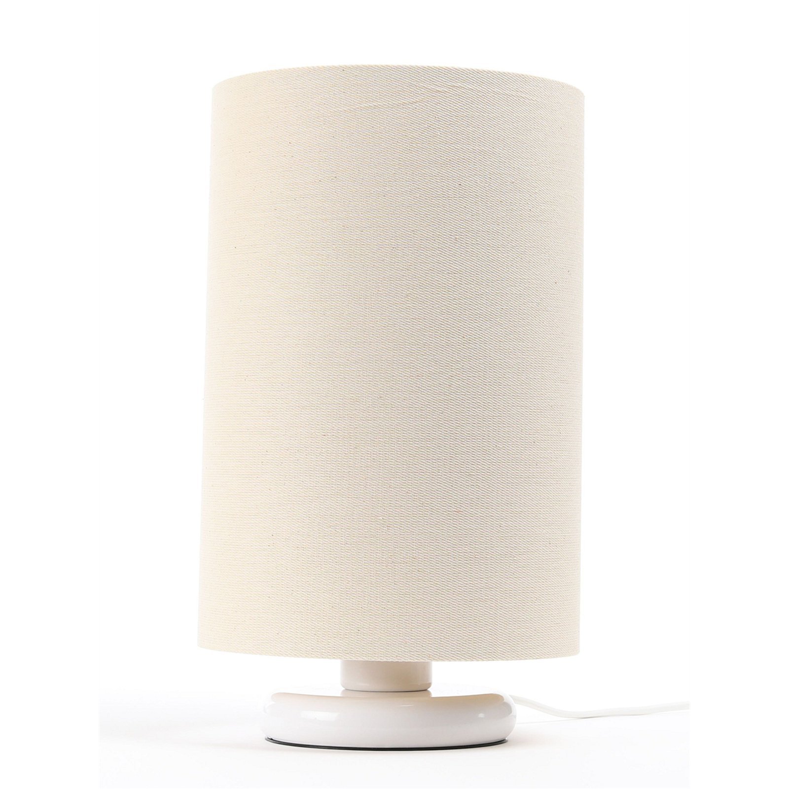 BPS koncept Stolní lampa BOHO béžové, 1xE27, v. 34 cm Barva: Bílá