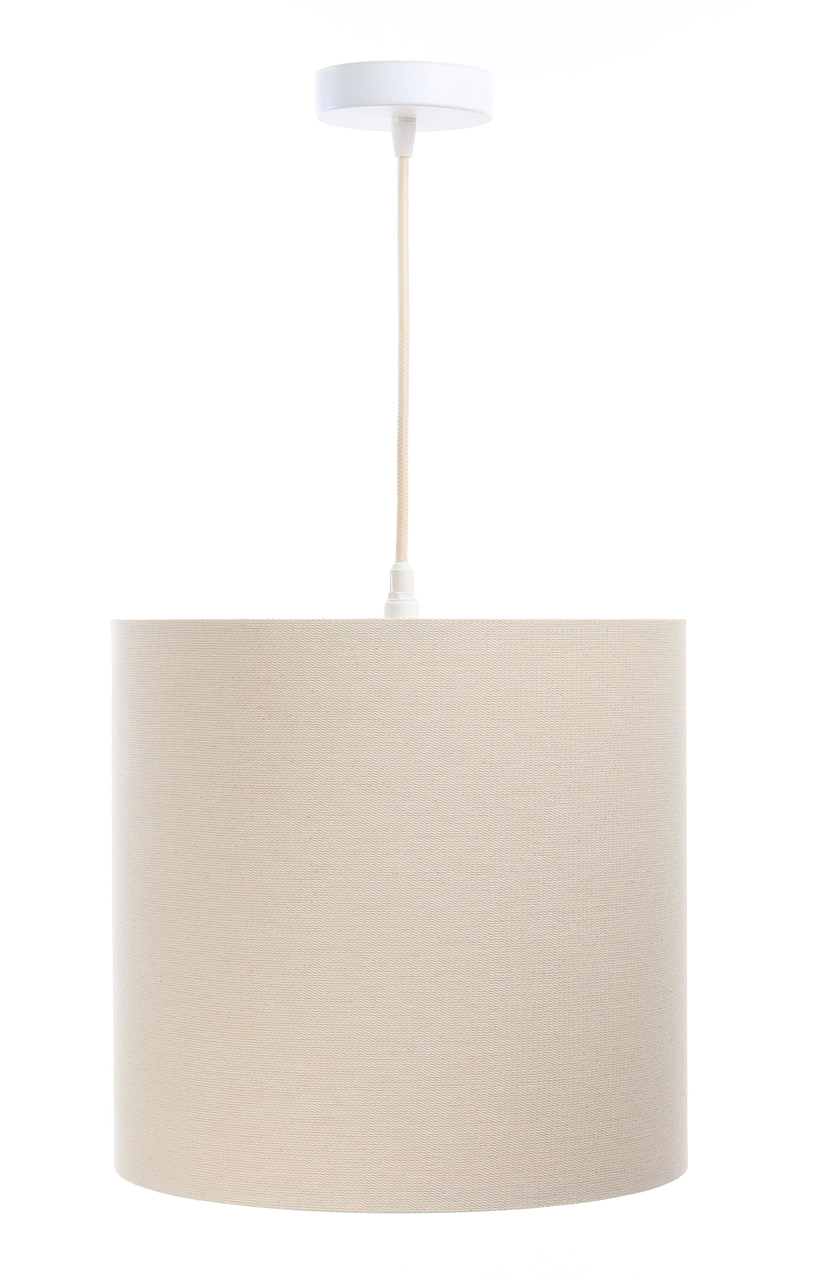Levně BPS koncept Závěsné svítidlo BOHO, 1xE27, ø 40 cm, v. 50 cm Barva: Lněná béžová