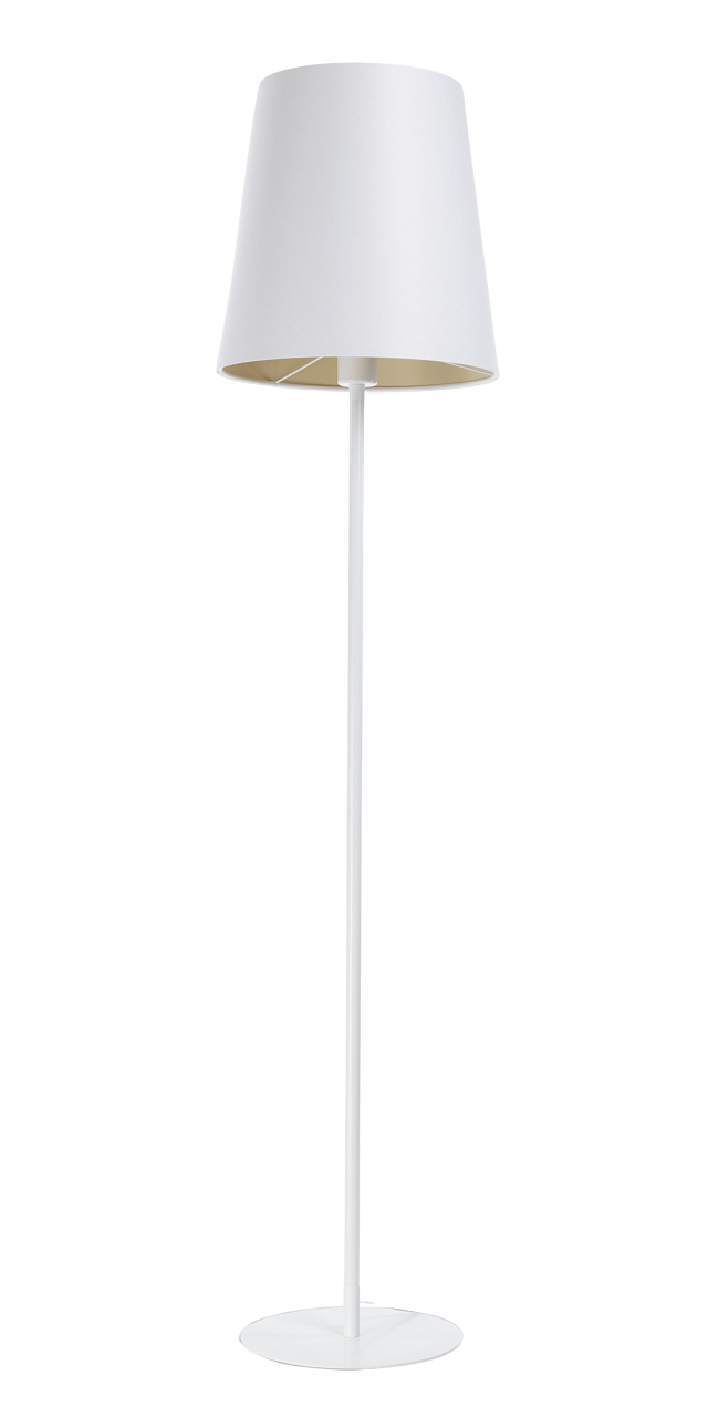 Levně BPS koncept Stojací lampa BOHO, 1xE27, v. 157 cm Barva: Bílá, Barva montury: Bílá