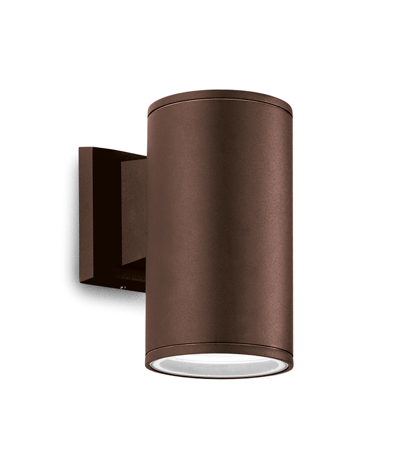 Gea Luce Venkovní nástěnné svítidlo Amon RM, 1xE27, IP65, ø 10,8cm Barva: Rezavá