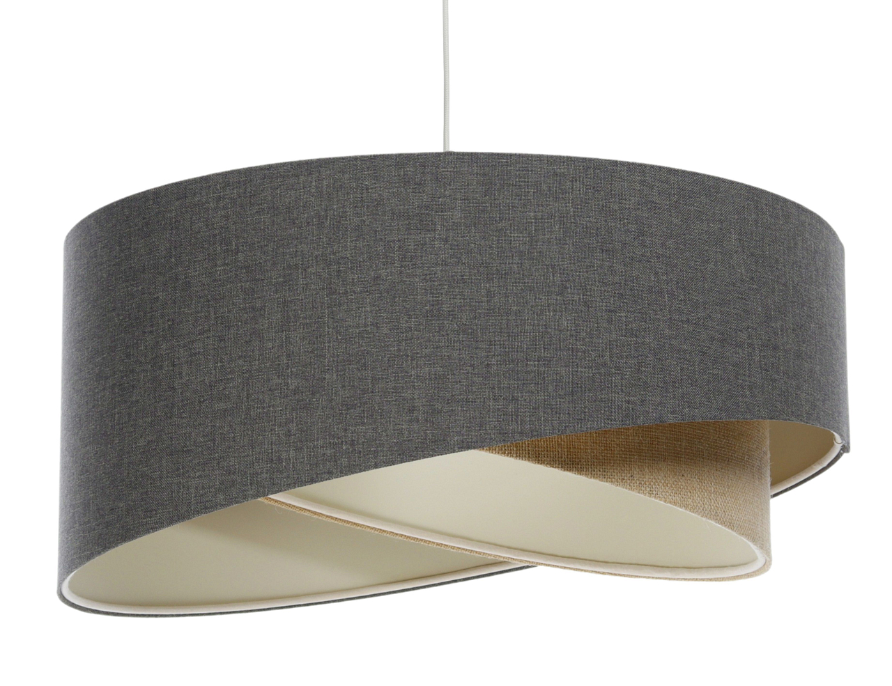 BPS koncept Závěsné svítidlo BOHO elegant černé, 1xE27, ø 45 cm Barva: Béžová