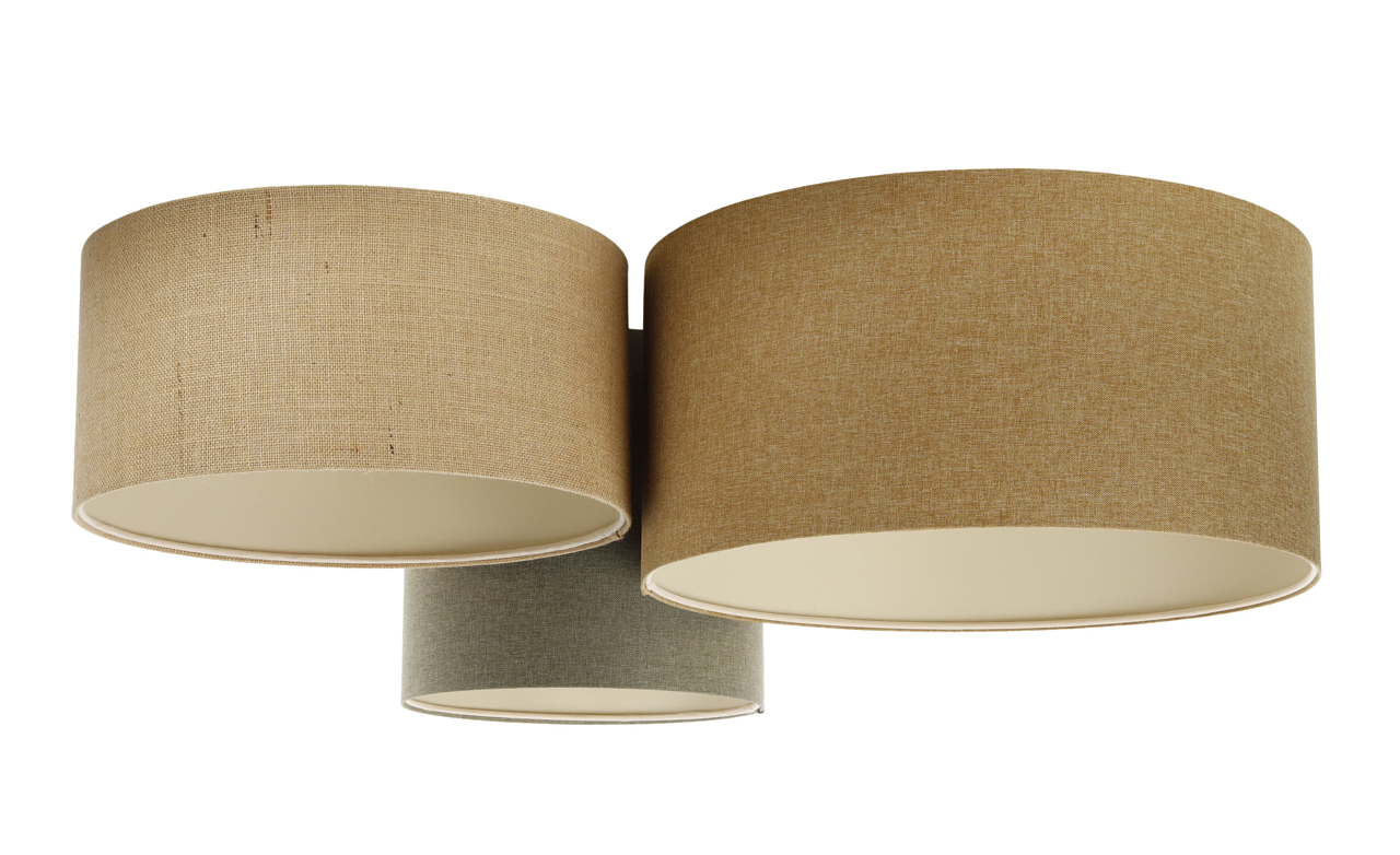 BPS koncept Stropní svítidlo BOHO elegant zelená, 3xE27, v. 34 cm Barva: Hořčicová-béžová