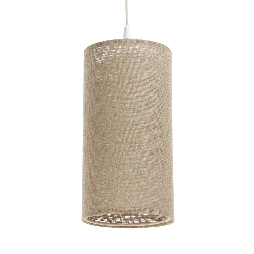 Levně BPS koncept Závěsné svítidlo BOHO elegant slim, 1xE27, v. 25 cm Barva: Světlá juta