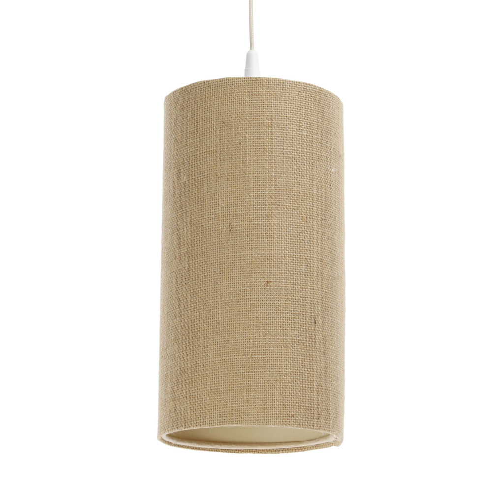Levně BPS koncept Závěsné svítidlo BOHO elegant slim, 1xE27, v. 25 cm Barva: Tmavá juta
