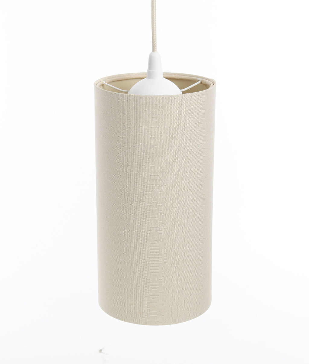 Levně BPS koncept Závěsné svítidlo BOHO elegant slim, 1xE27, v. 30 cm Barva: Krémová