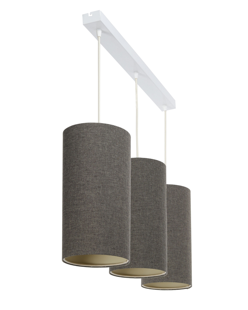 BPS koncept Závěsné svítidlo BOHO elegant slim, 3xE27, d. 88 cm Barva: Grafitová