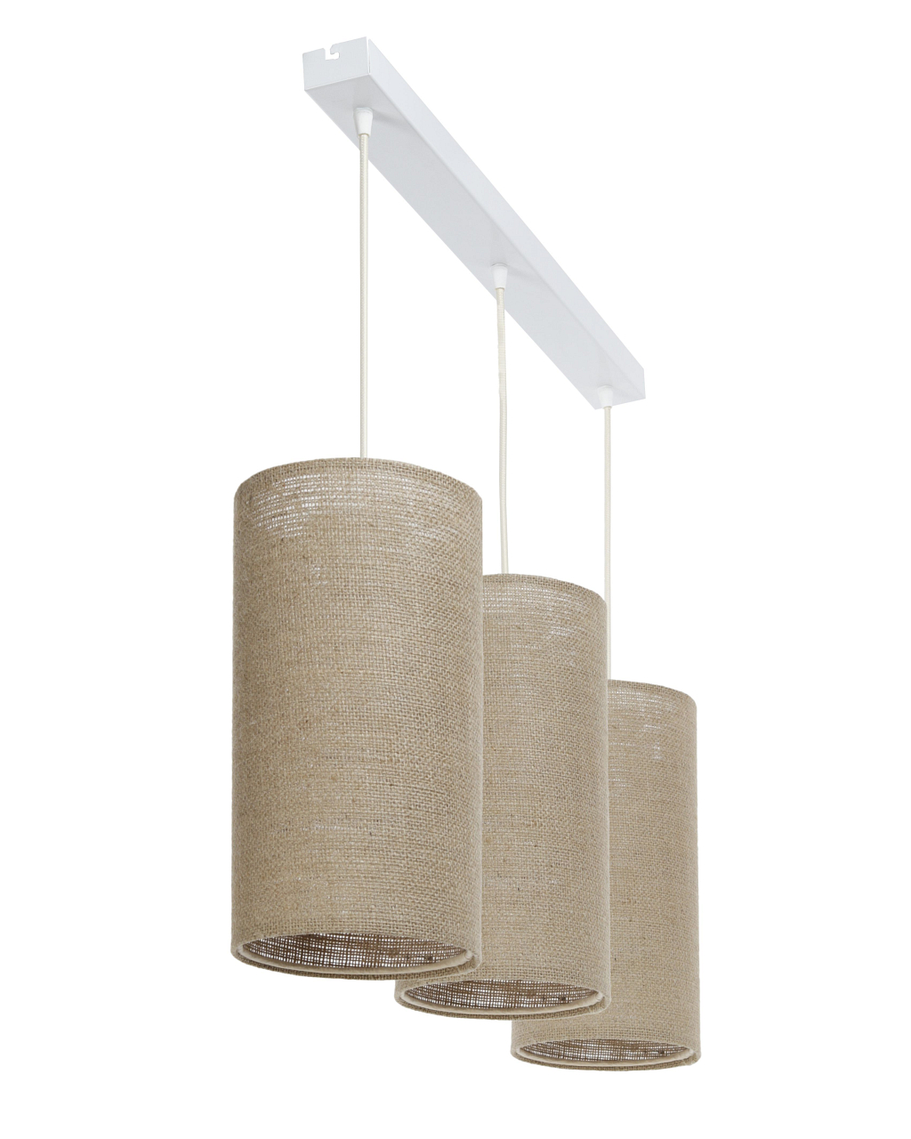 Levně BPS koncept Závěsné svítidlo BOHO elegant slim, 3xE27, d. 88 cm Barva: Světlá juta