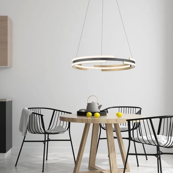 Paul Neuhaus Závěsné LED svítidlo Q-BELUGA, 62W, ø 60 cm, ZigBee, CCT 2700-5000K