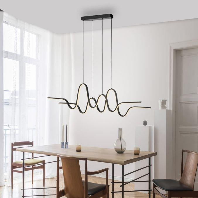 Paul Neuhaus Závěsné LED svítidlo ALTITUDE, 65W, d. 125 cm, 3000K stmívatelné