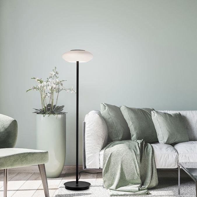 Paul Neuhaus Stojací LED lampa Q-ETIENNE 27,5W, v. 152 cm, Smart Home, CCT 2700-5000K Barva: Černá