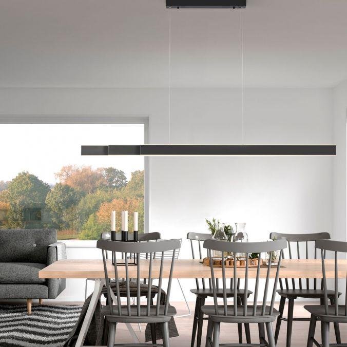 Paul Neuhaus Závěsné LED svítidlo PURE-LUME, 76W, d. 179 cm, 2700-5000K, senzorový vypínač