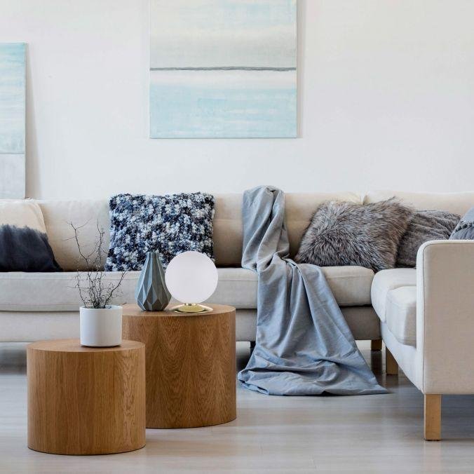 Paul Neuhaus Stolní LED lampa BUBBA, 3W, ø 15 cm, 3000K Barva: Retro mosaz